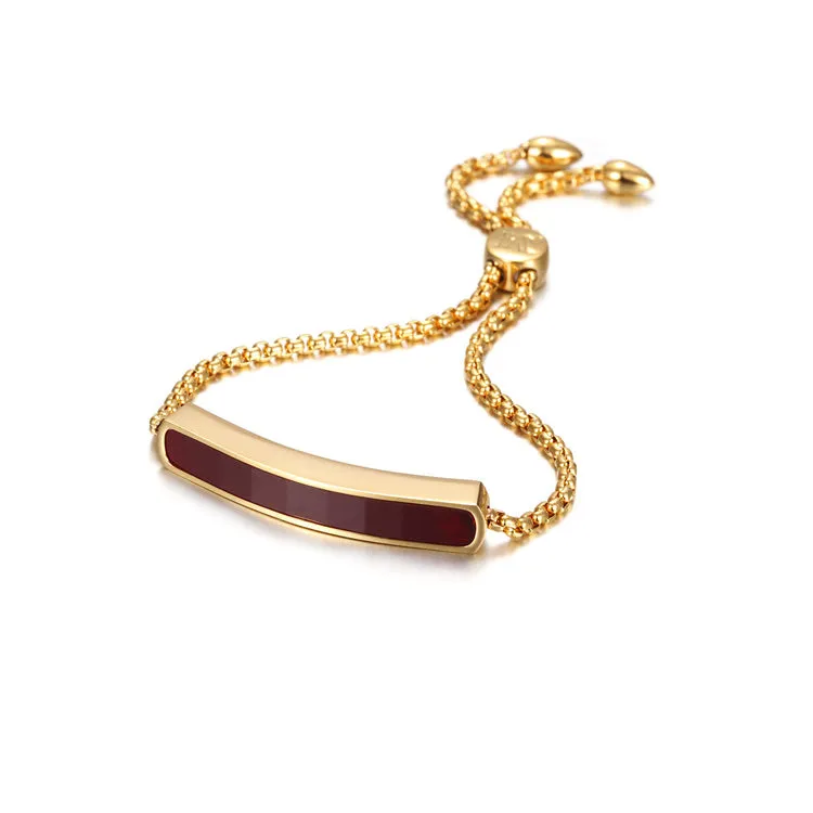 Engravable Linear Chain Bracelet