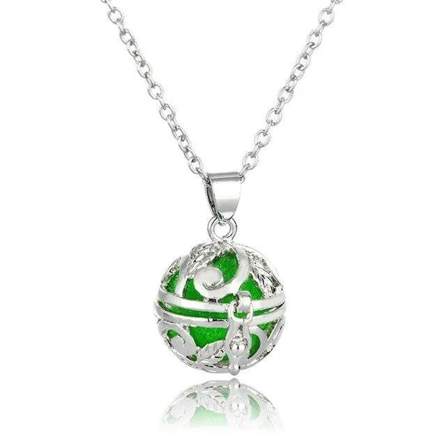Essential Oil Diffuser Necklace With Ball Inserts