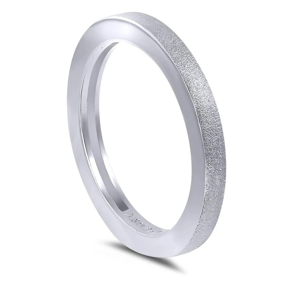 Eternal Love Textured Wedding Band