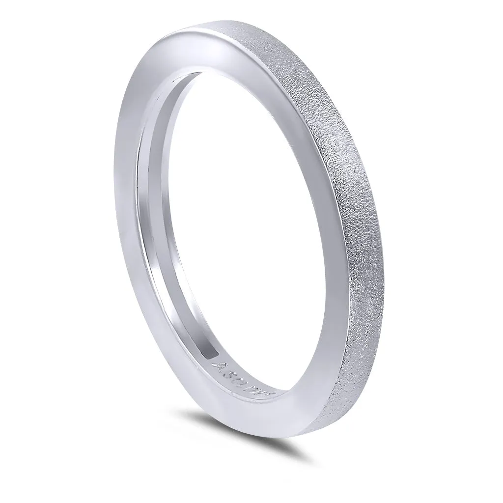 Eternal Love Textured Wedding Band