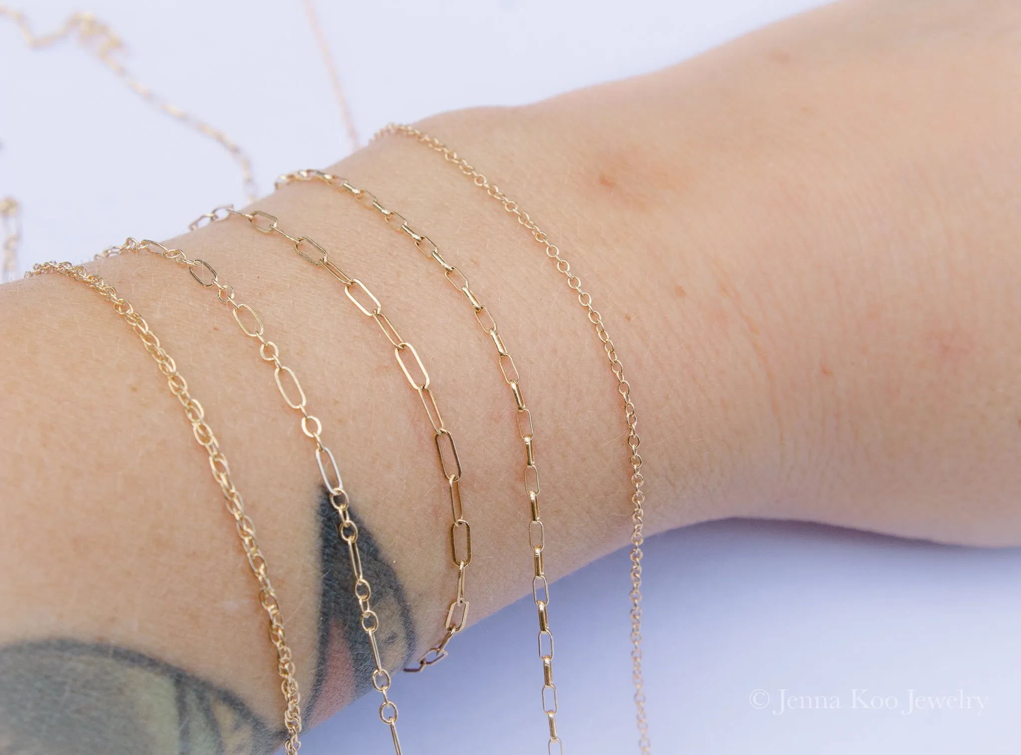 Evermore Permanent Jewelry:14k Gold Chain [APPOINTMENT DEPOSIT]