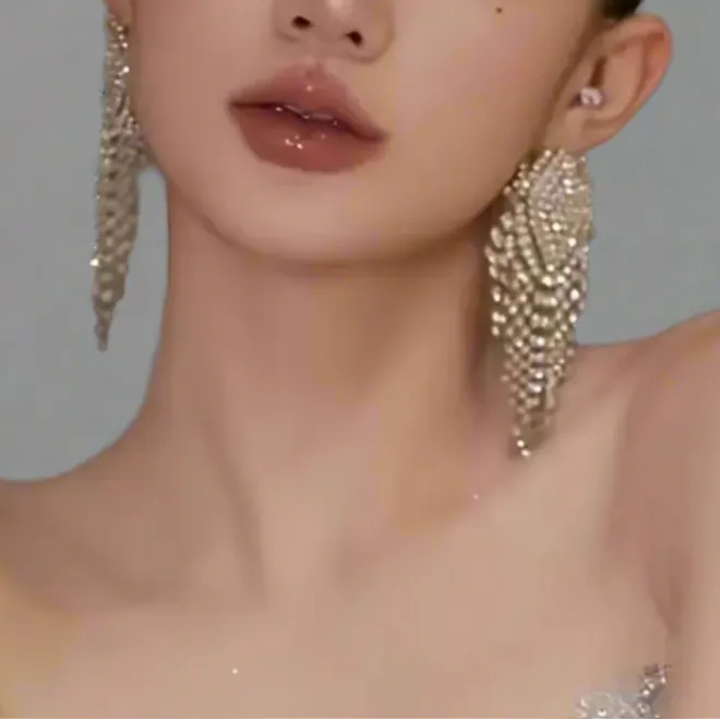 Exaggerated Tassel Earrings