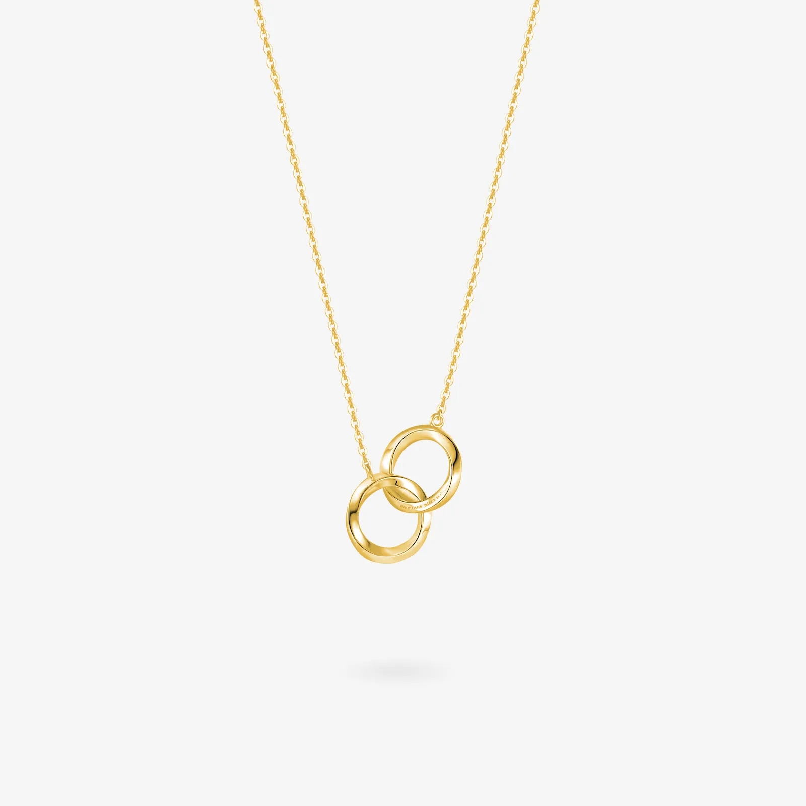 FANCIME "Connected" Mobius Matching Sterling Silver Necklace