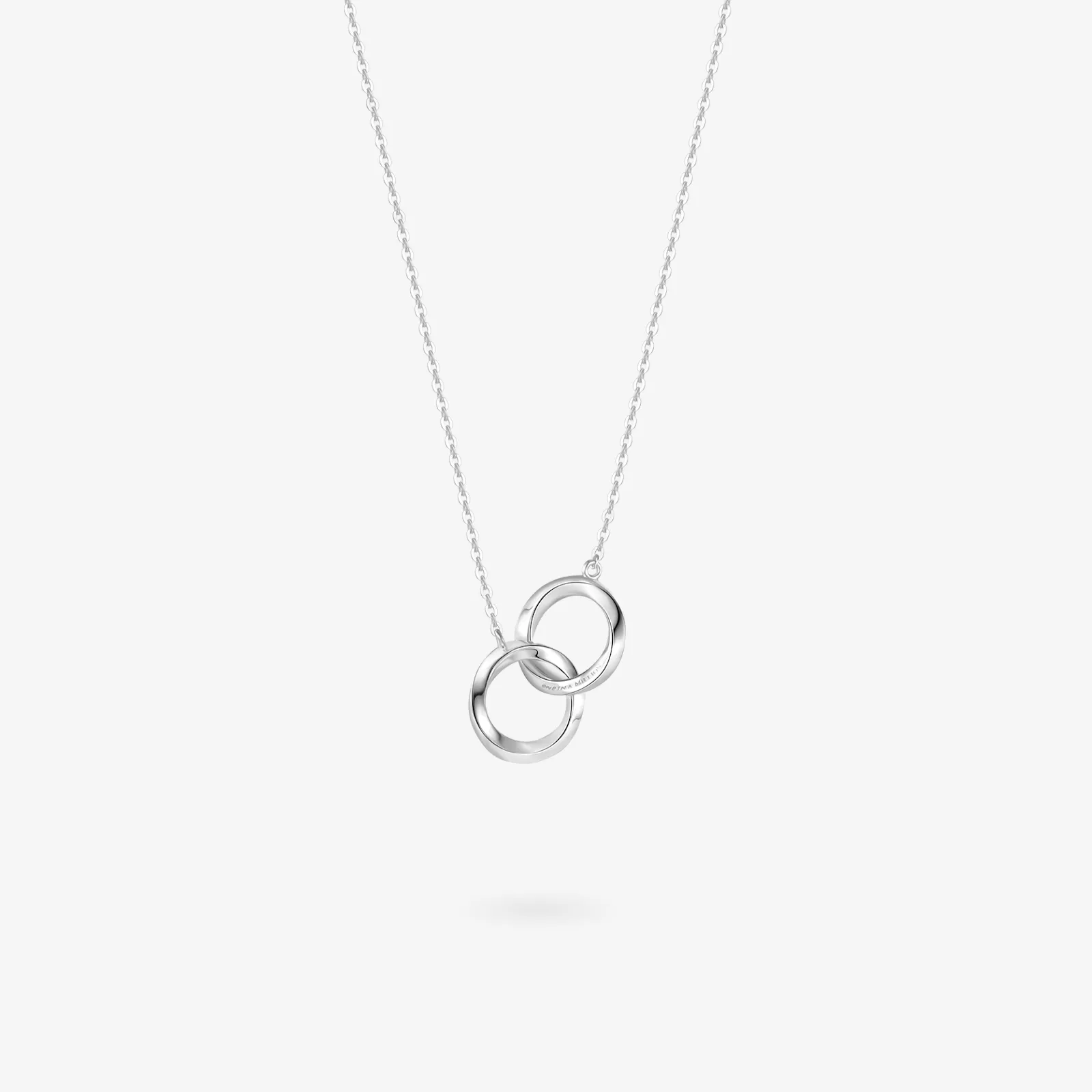 FANCIME "Connected" Mobius Matching Sterling Silver Necklace