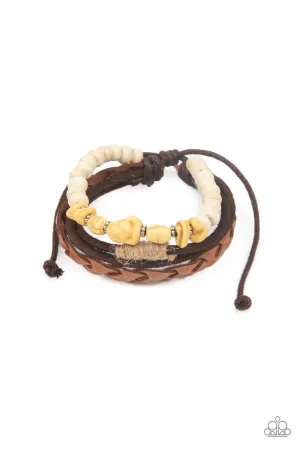 Far Out Wayfair Yellow Paparazzi Bracelet