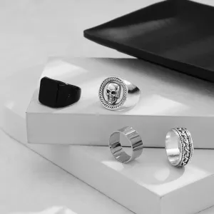 Fashion Simple Skull Design Versatile Ring