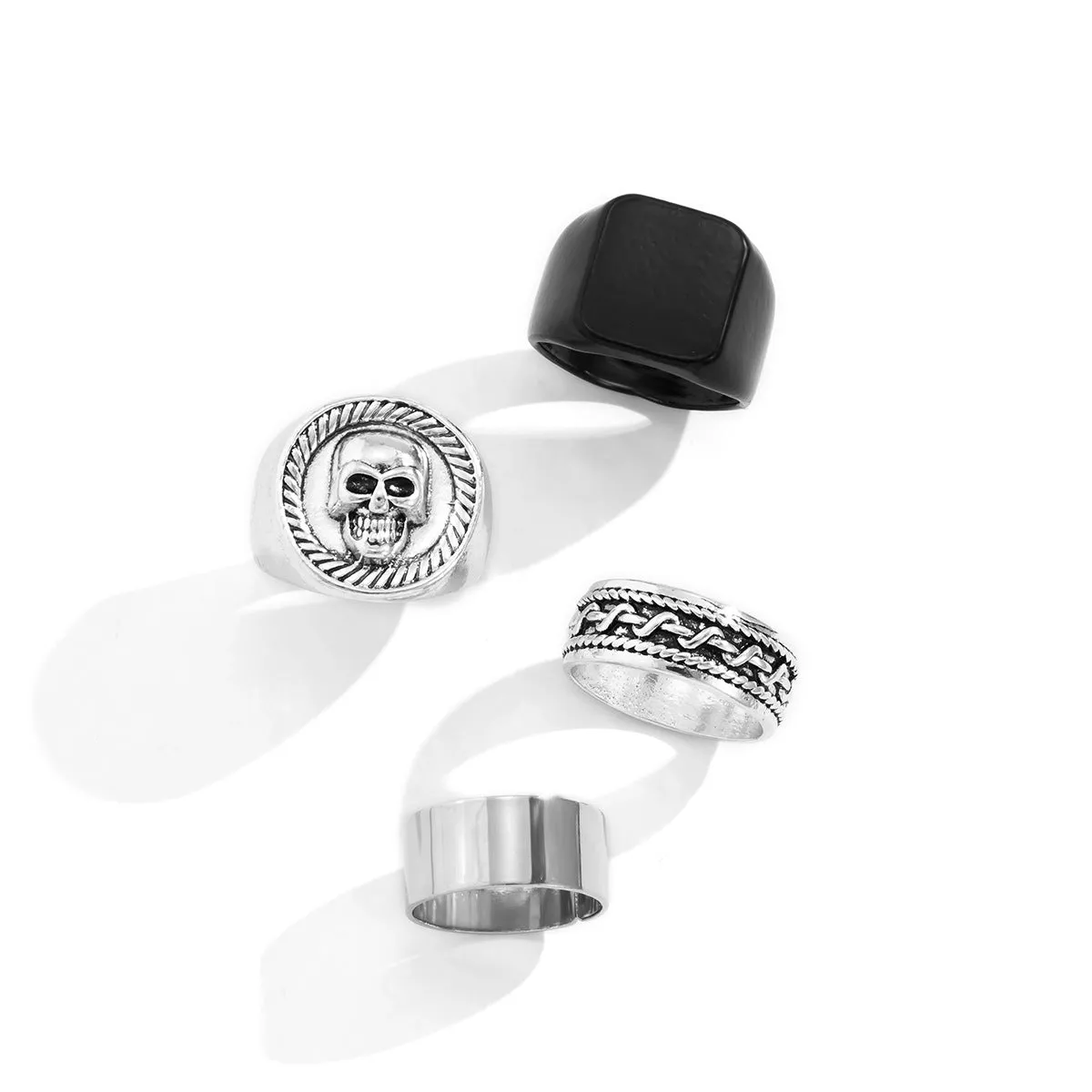 Fashion Simple Skull Design Versatile Ring