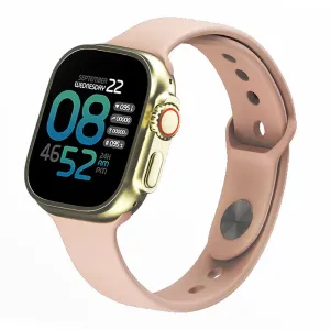 Faster 2.04" Amoled Display Nerv Ultra Smart Watch, 2 In 1 Straps, Light Champaign Gold