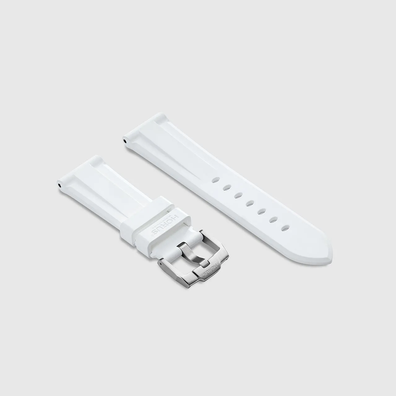 FKM Rubber Strap for Panerai Luminor - Polar White