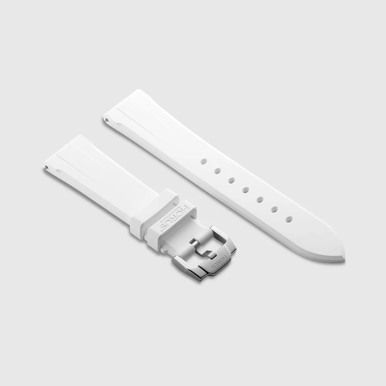 FKM Rubber Strap for Panerai Luminor - Polar White