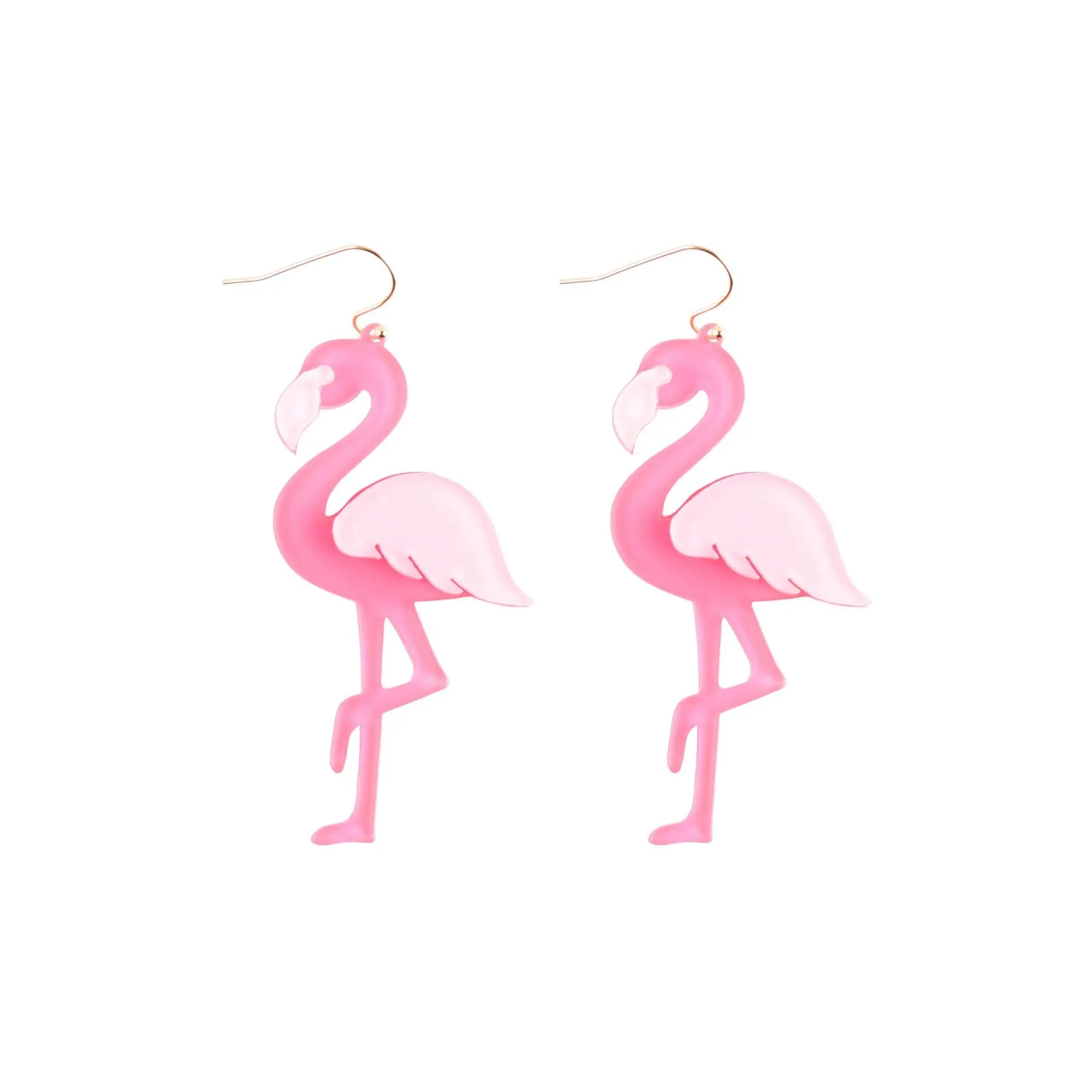 FLAMINGO ACRYLIC  EARRINGS