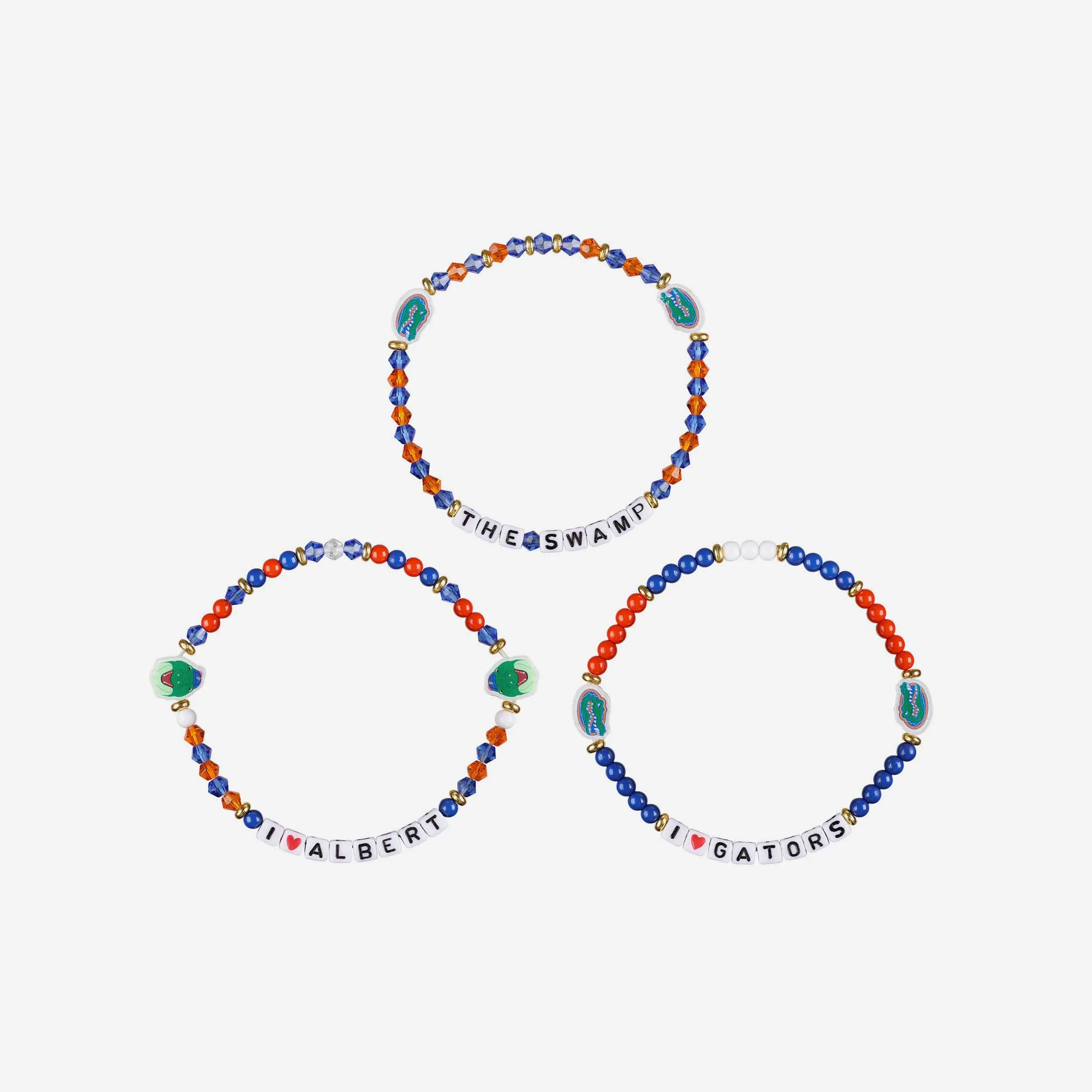 Florida Gators 3 Pack Friendship Bracelet