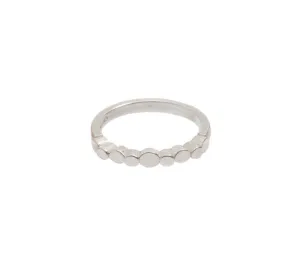 Flow Pebble Ring Silver