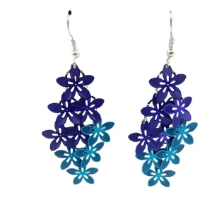 Flowers Purple Earrings