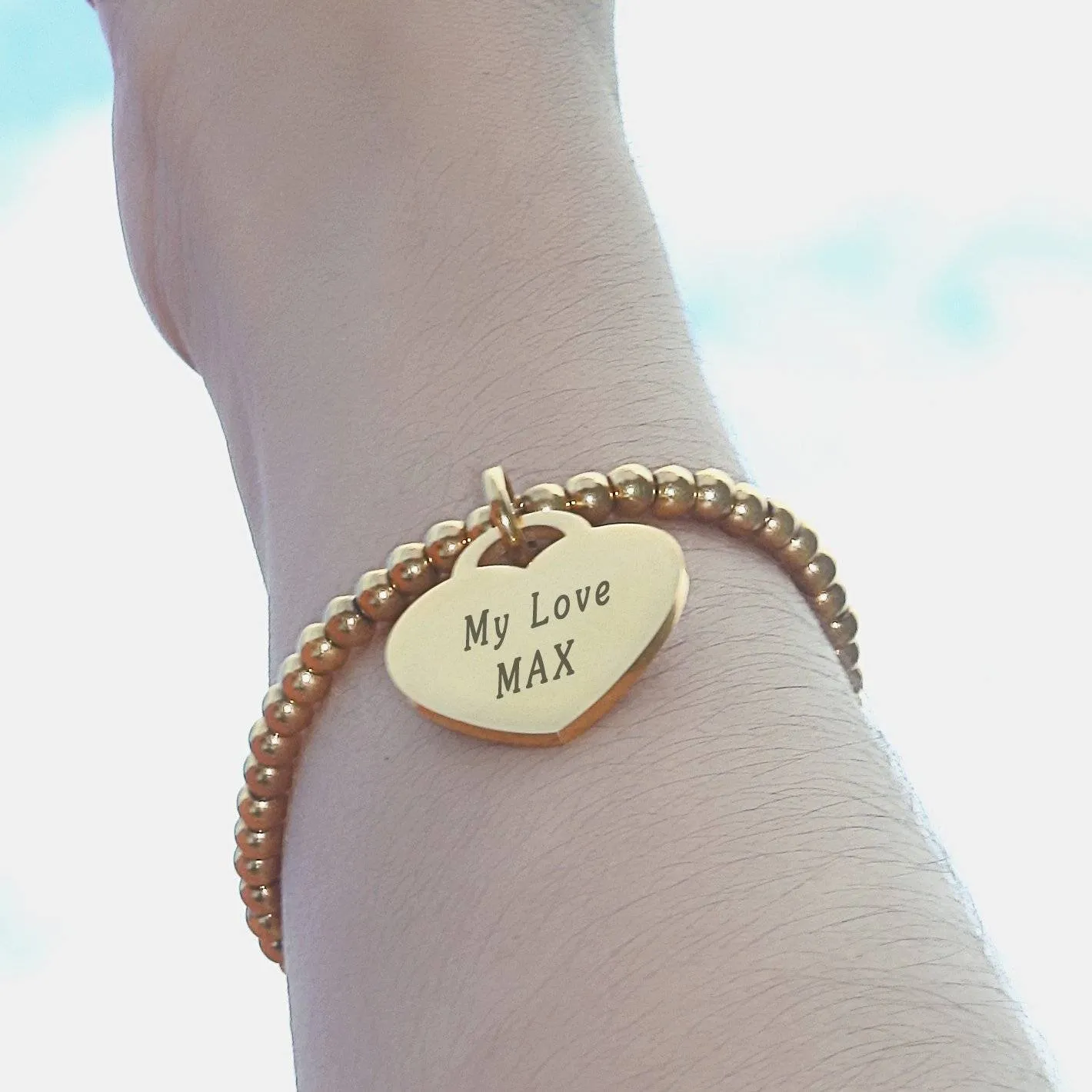 Forever In My Heart Charm Bracelet