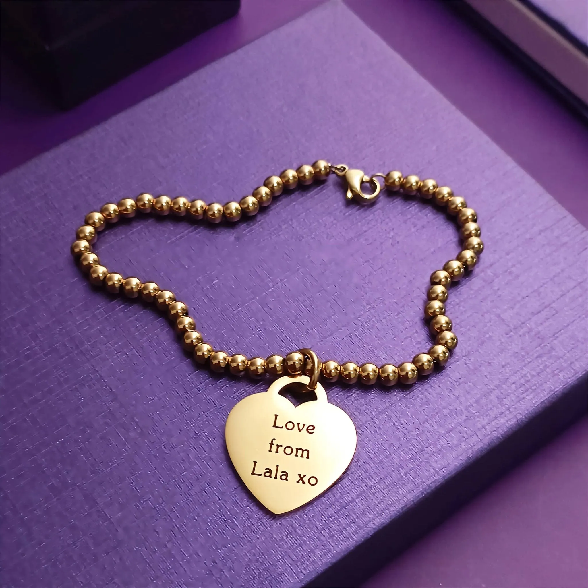 Forever In My Heart Charm Bracelet