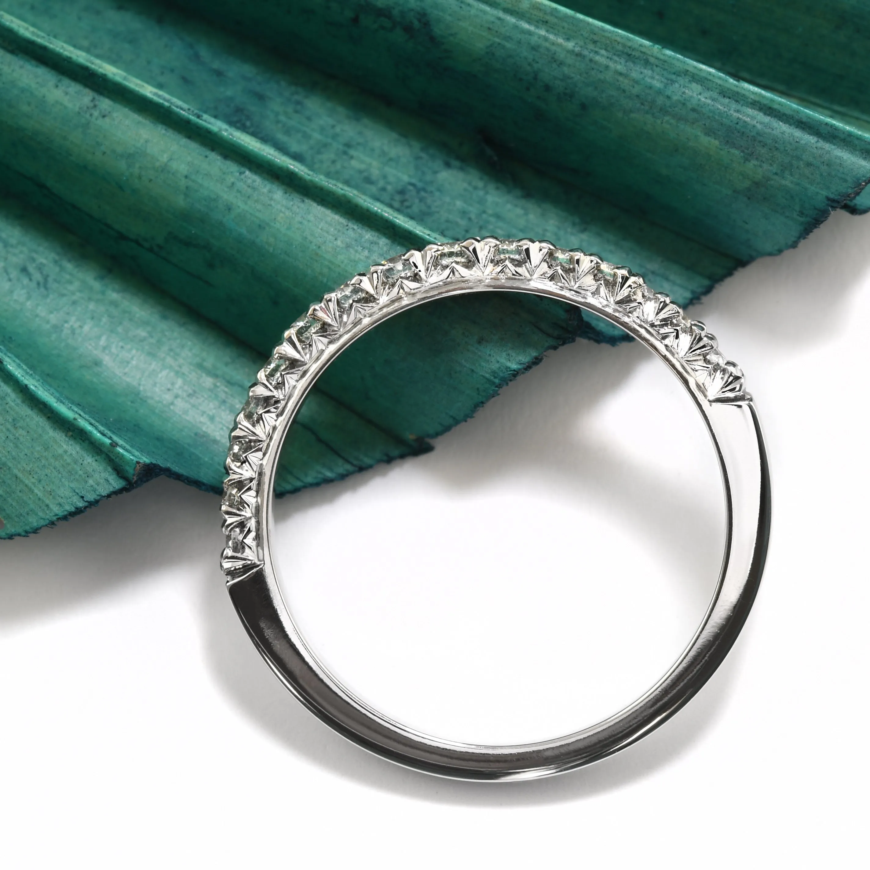 French-Set Diamond Band By Us!