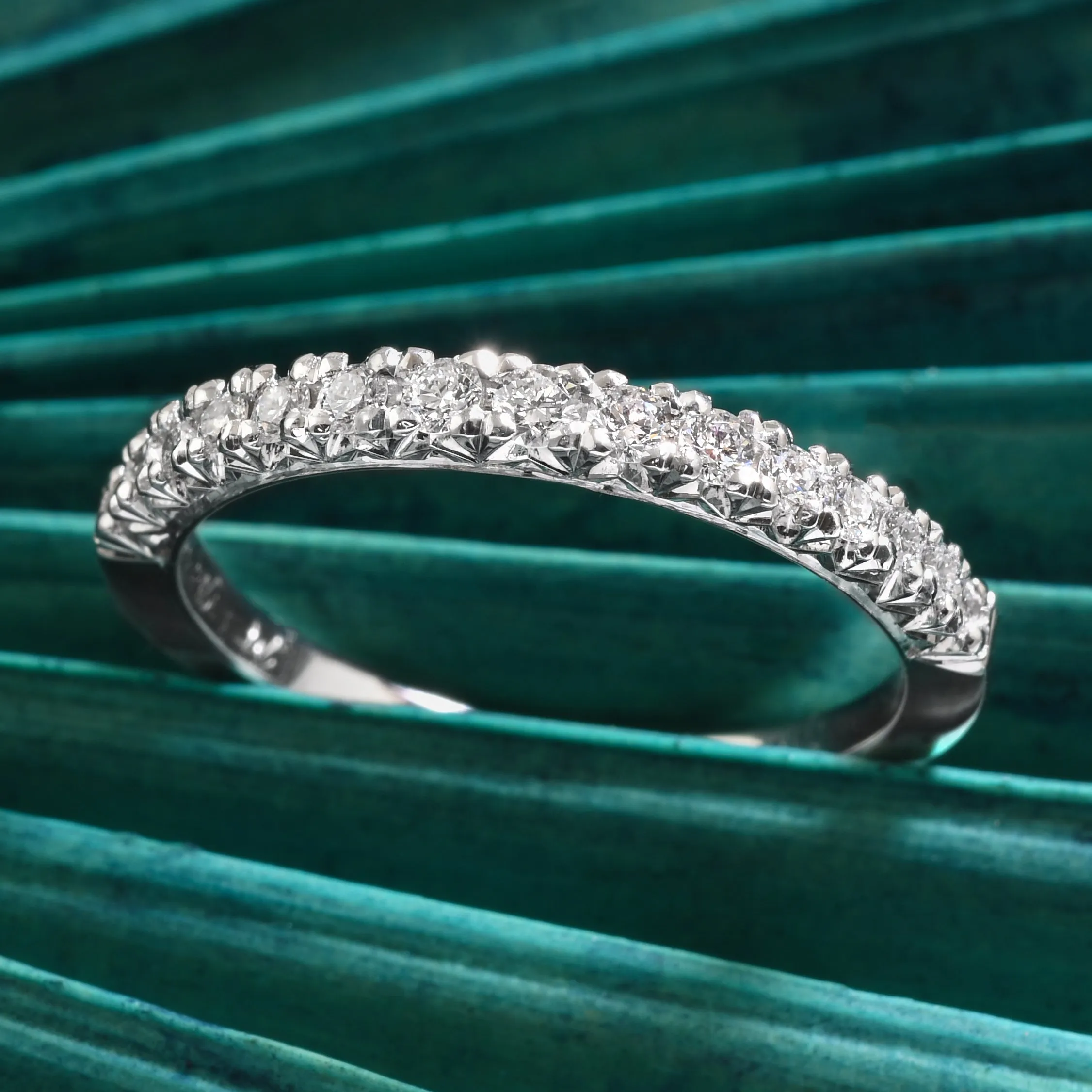 French-Set Diamond Band By Us!