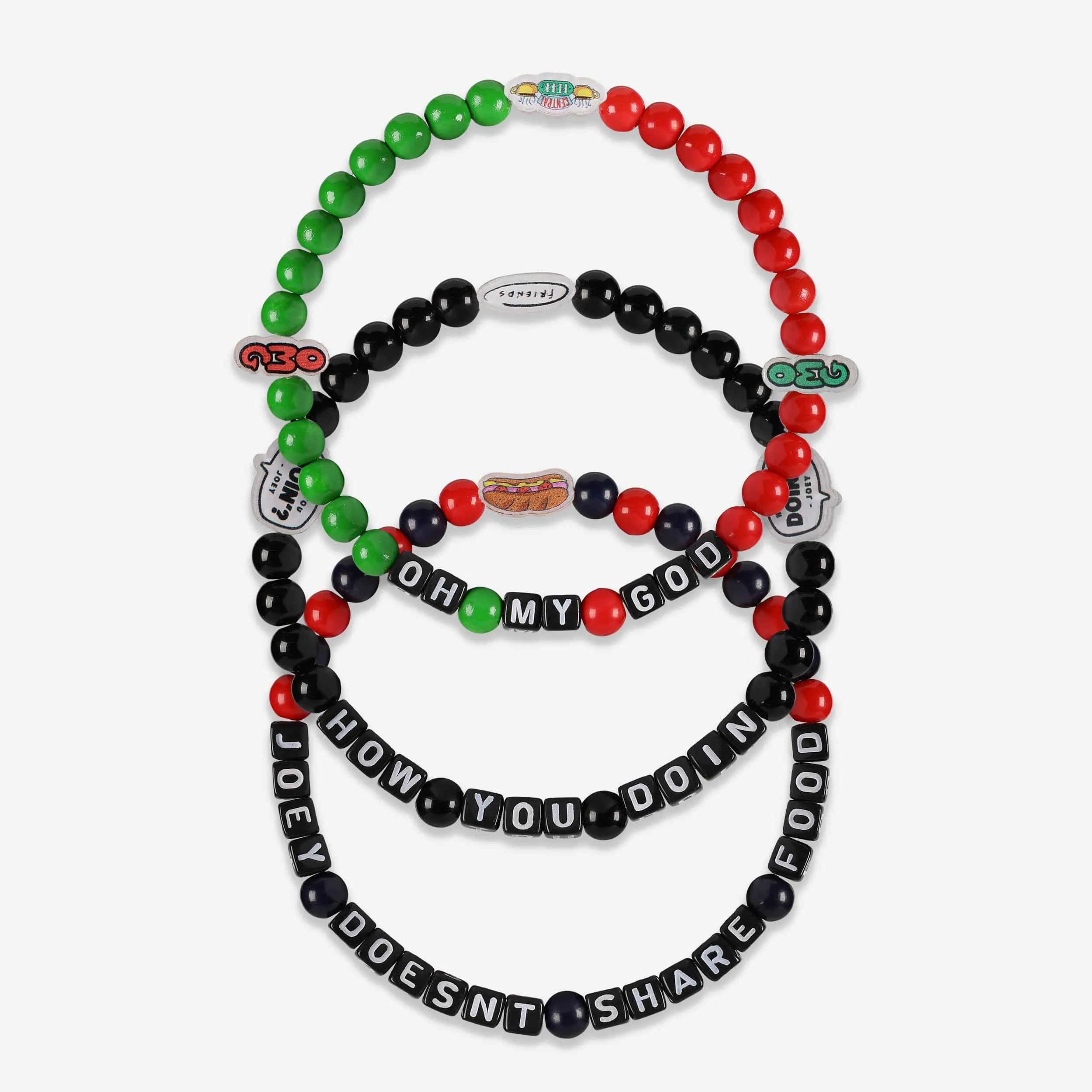 Friends 3 Pack Beaded Friendship Bracelet