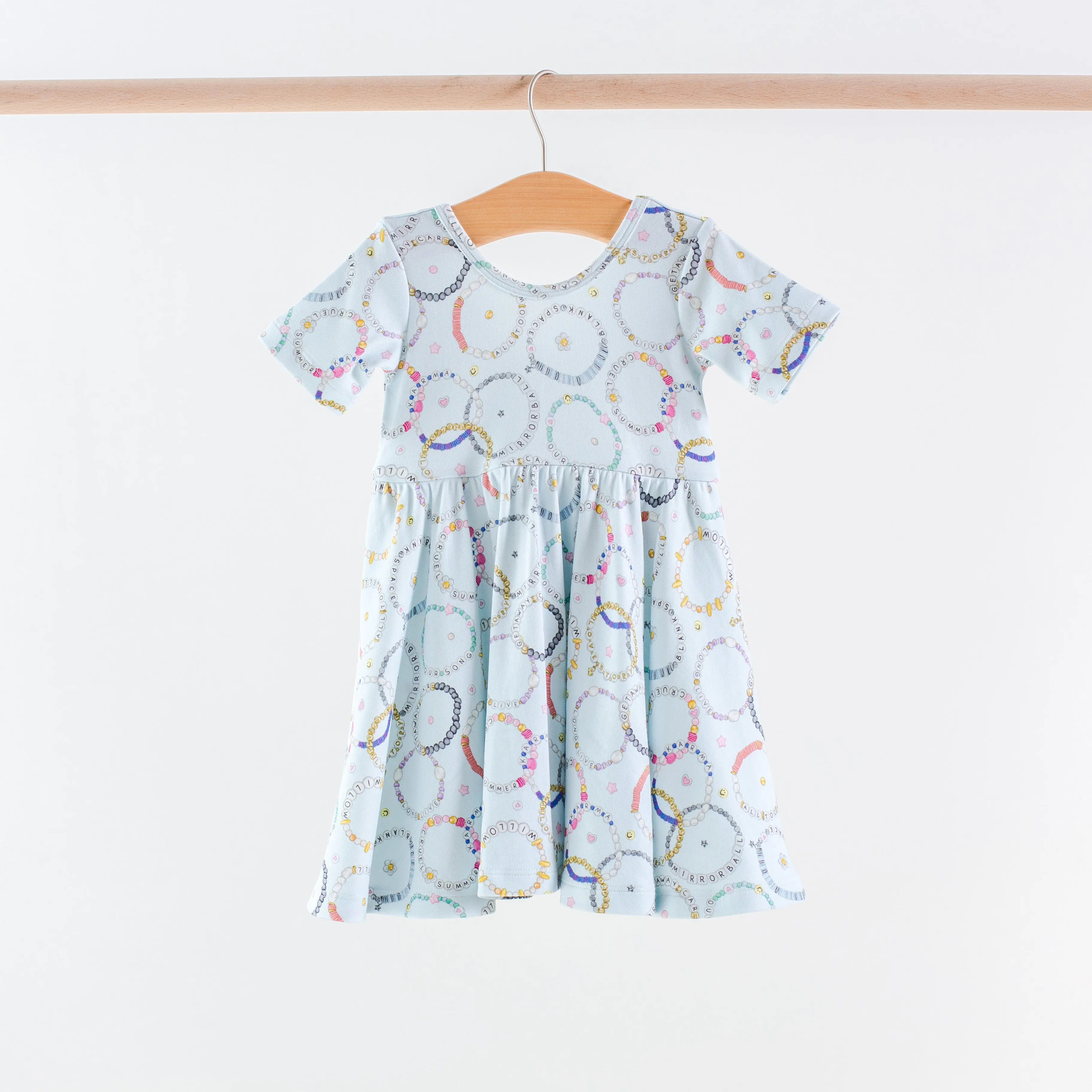 Friendship Bracelets Organic Cotton Dress for Kids