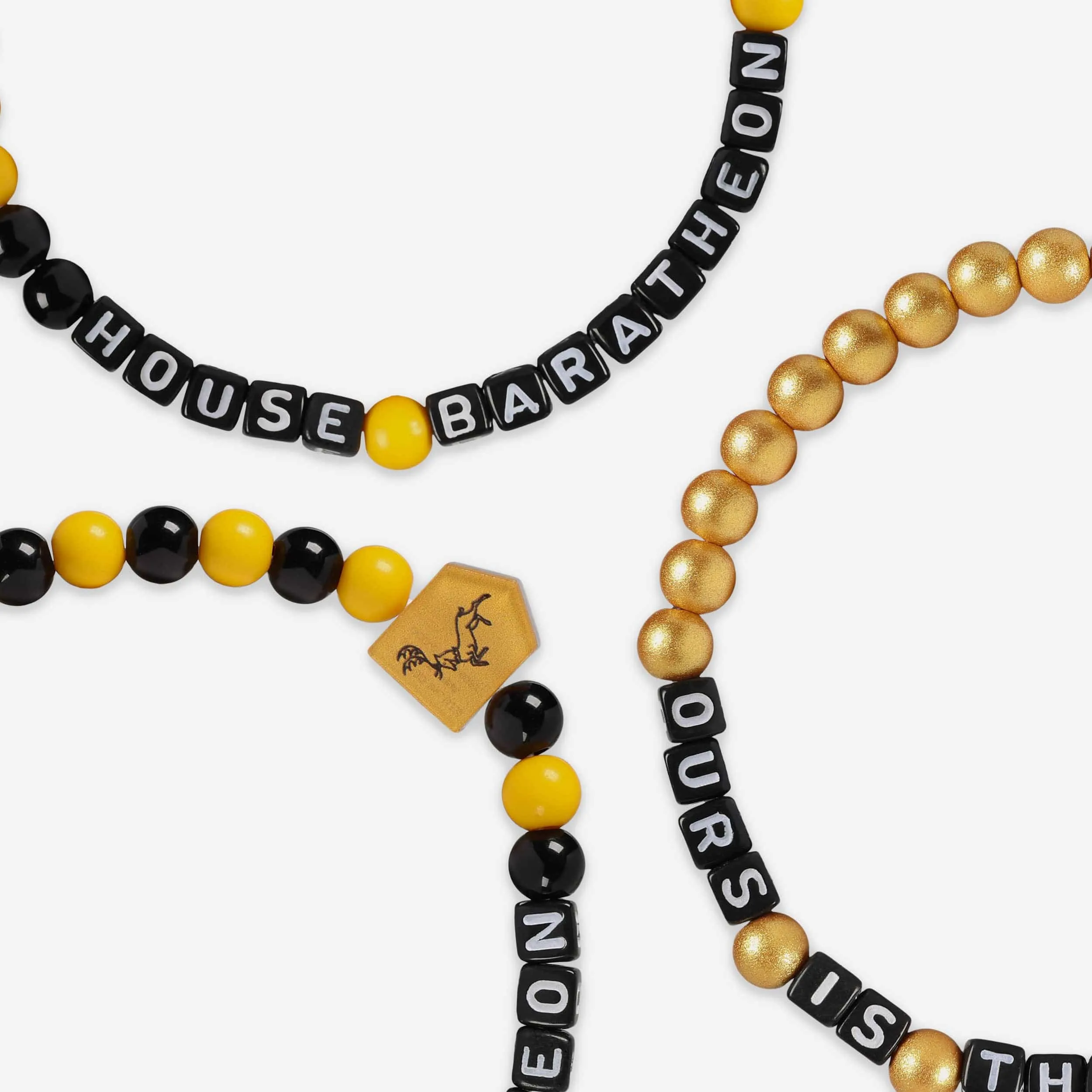 Game of Thrones™ House Baratheon 3 Pack Beaded Friendship Bracelet
