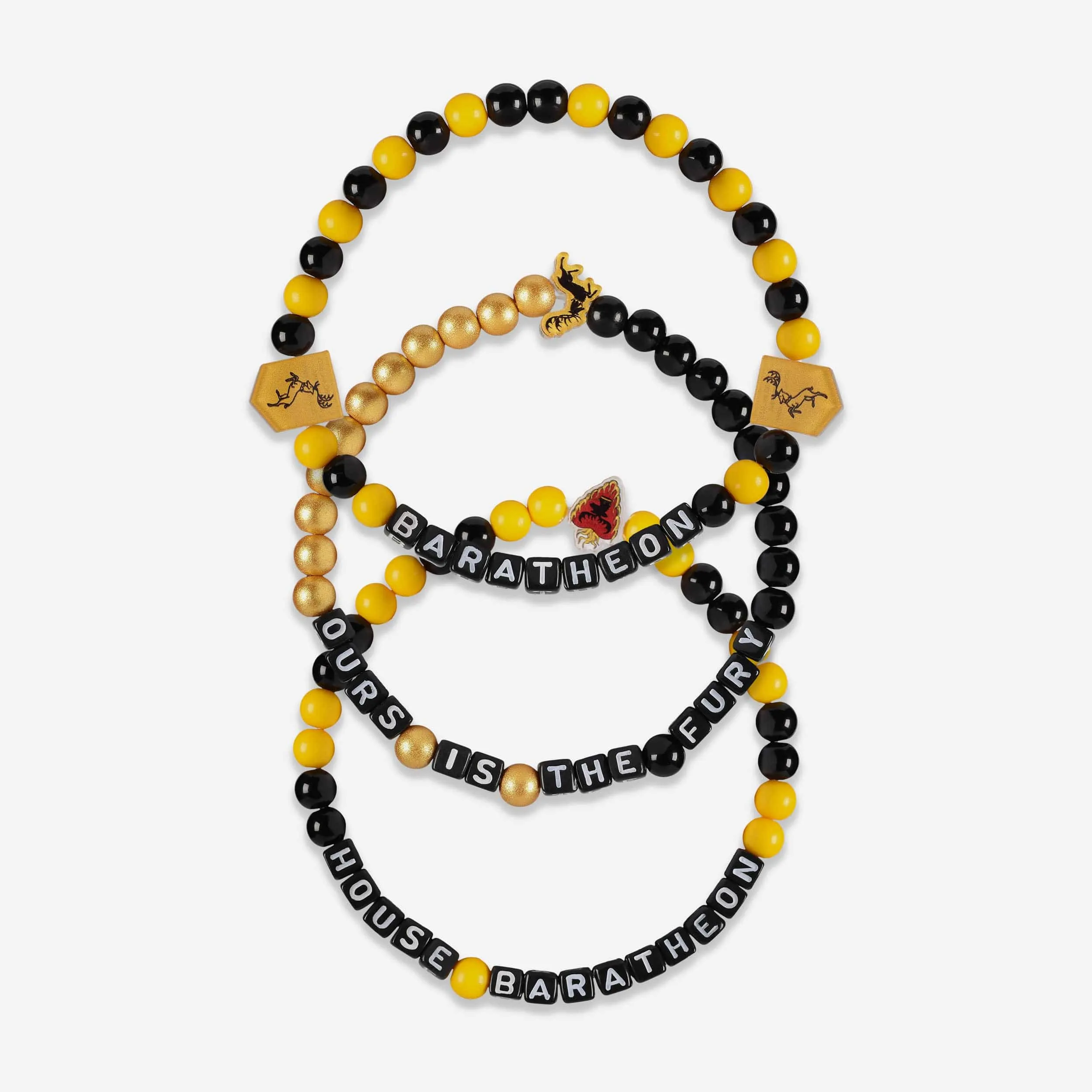 Game of Thrones™ House Baratheon 3 Pack Beaded Friendship Bracelet