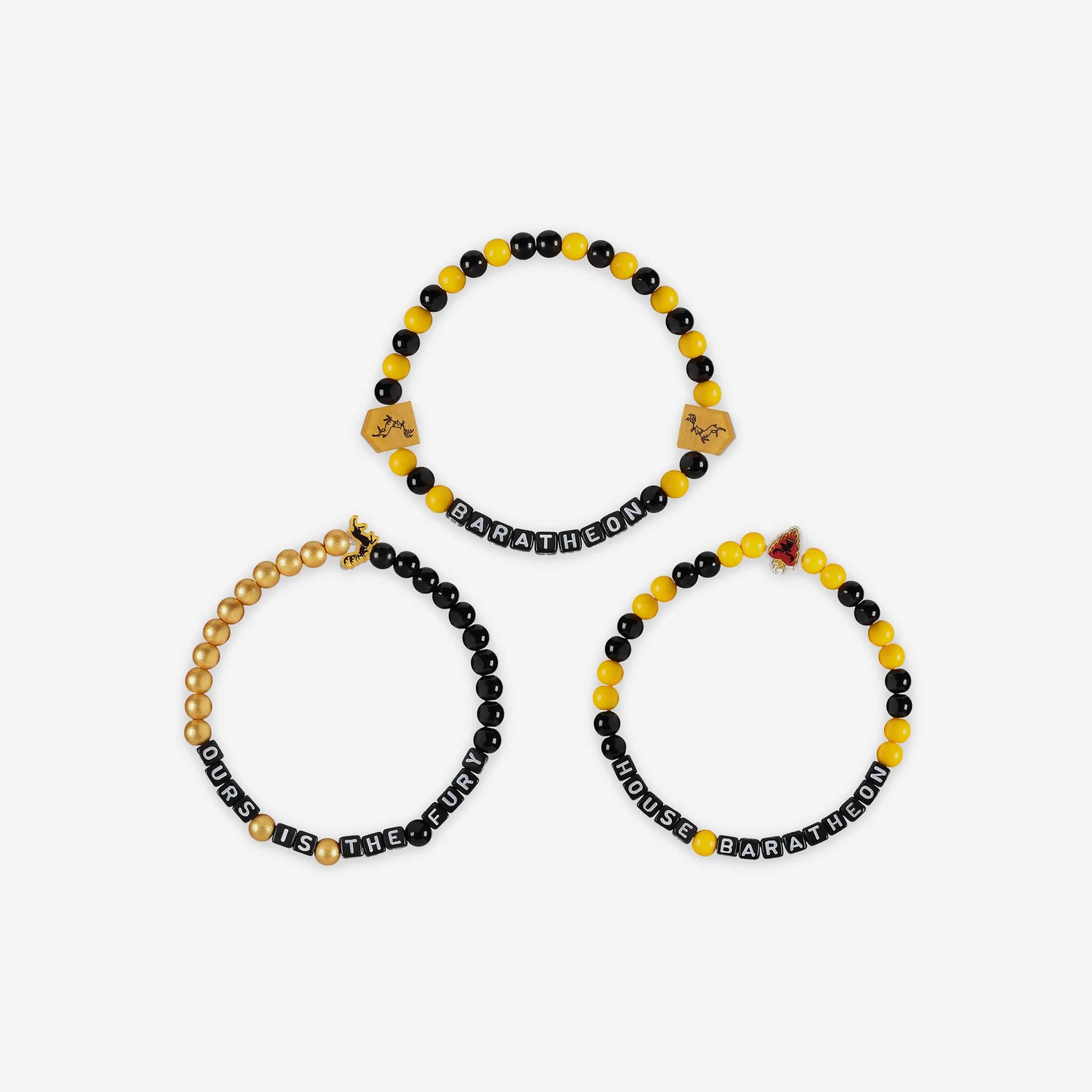 Game of Thrones™ House Baratheon 3 Pack Beaded Friendship Bracelet