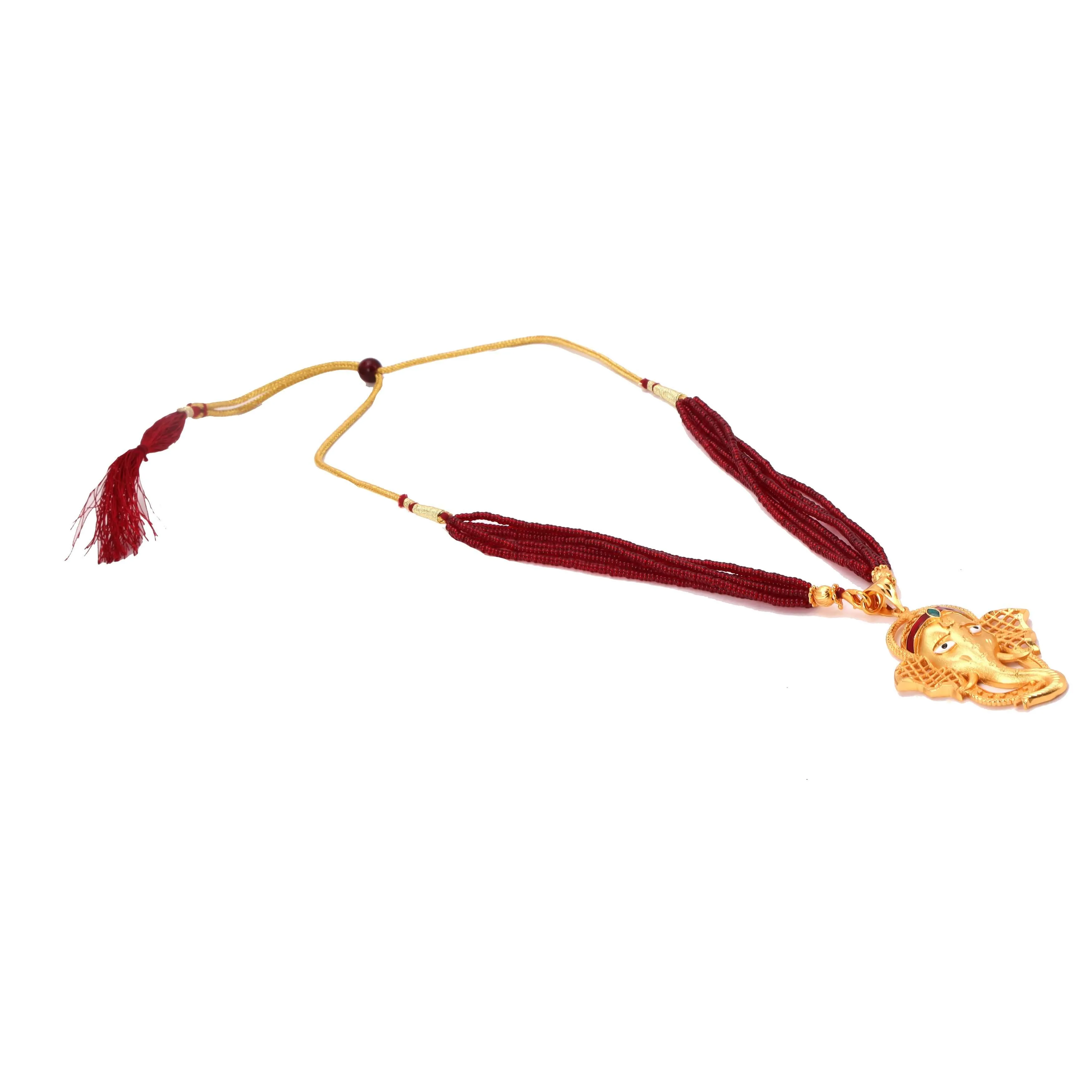 Ganapati - Locket With Matching Earrings