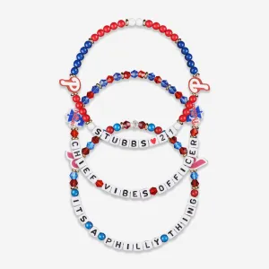 Garrett Stubbs Philadelphia Phillies 3 Pack Player Friendship Bracelet