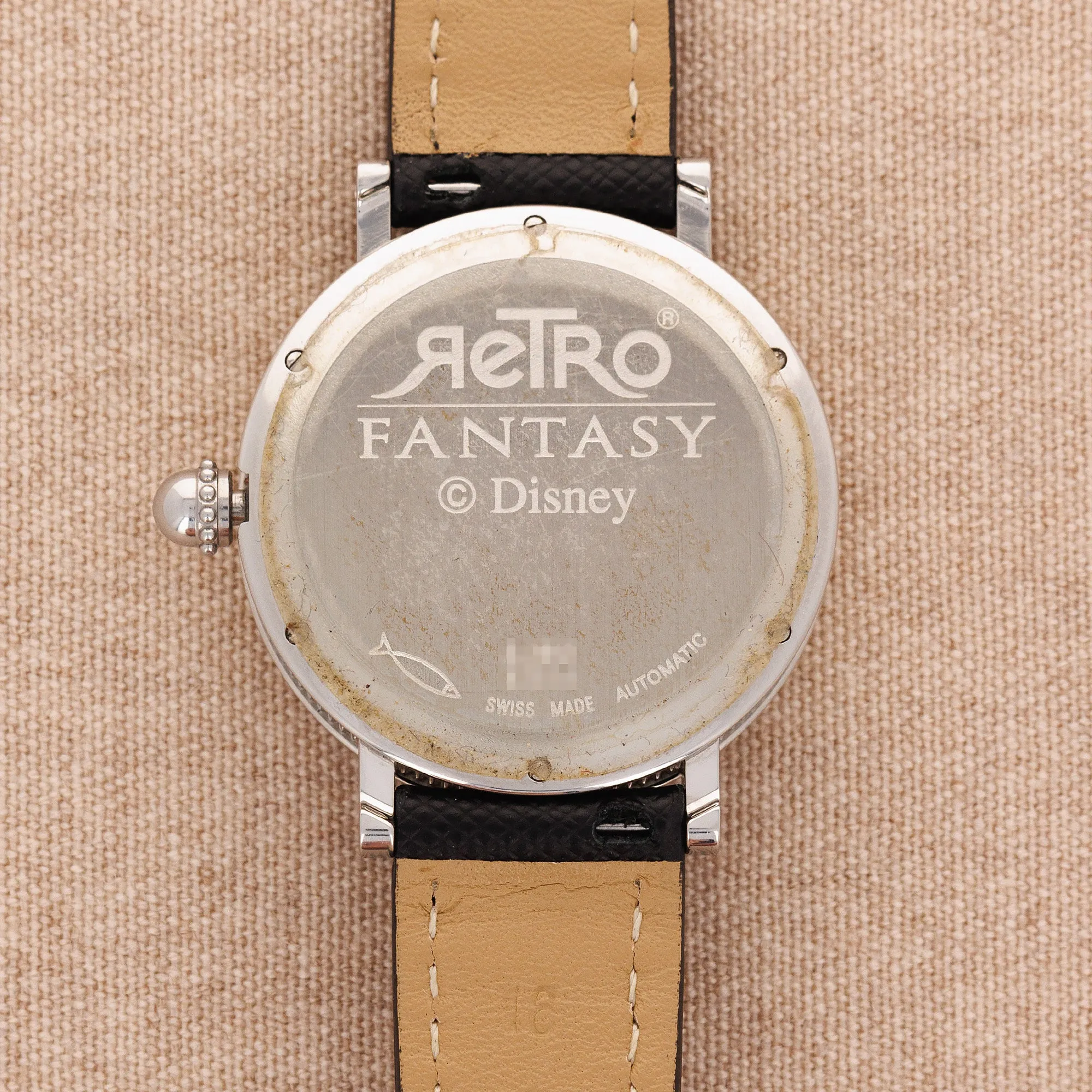 Gerald Genta Steel Retro Fantasy Mickey Mouse Golf Watch Ref. G3612