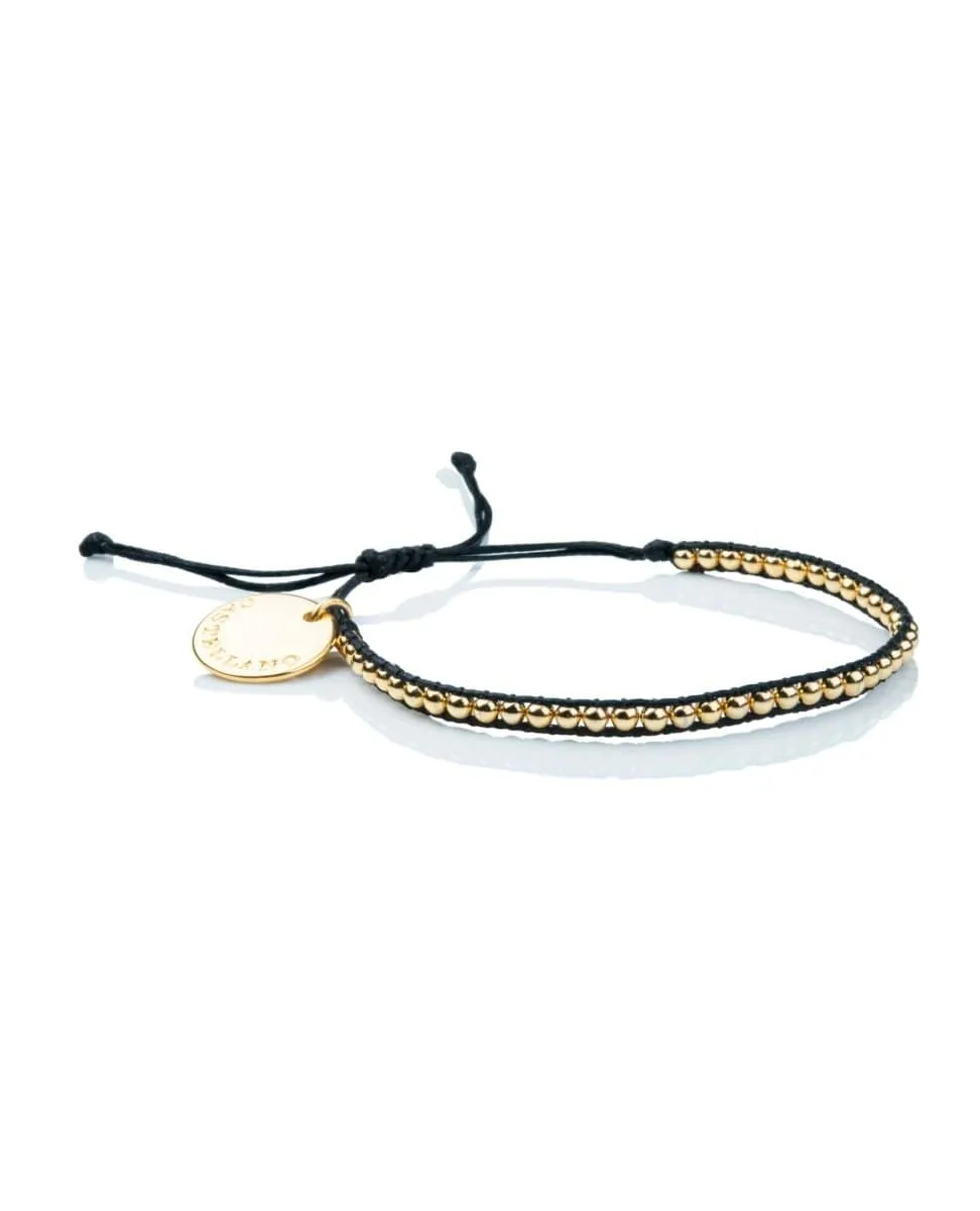 Gold Power Bracelet Black