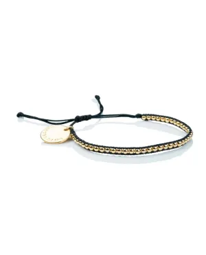 Gold Power Bracelet Black
