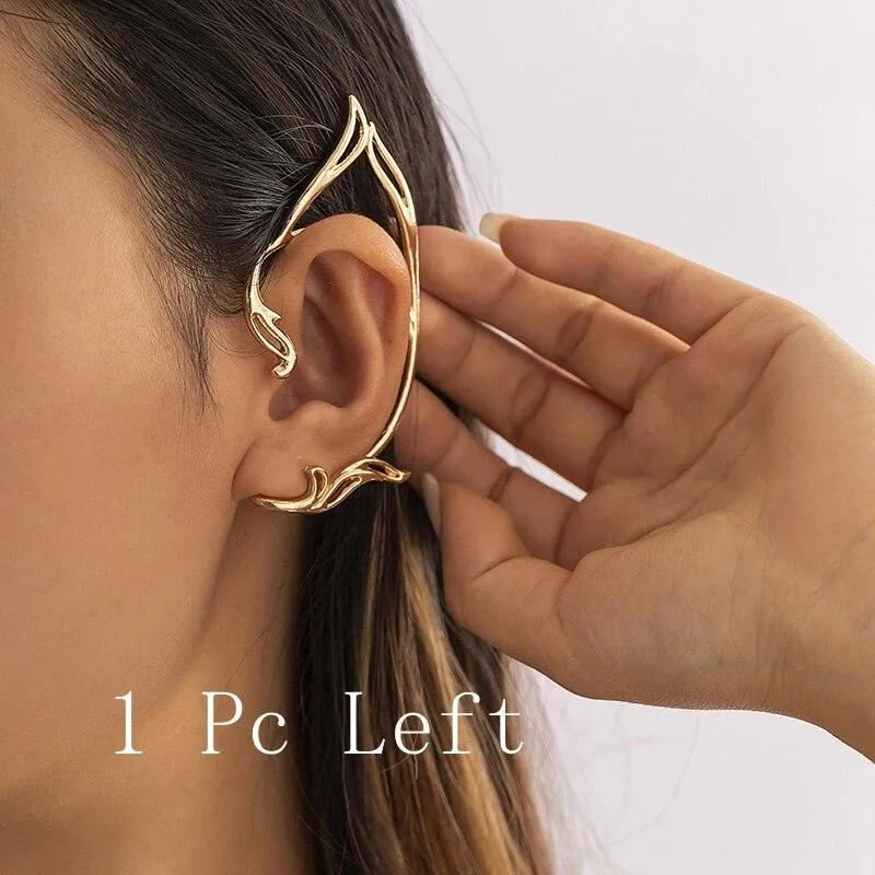 Gothic Fairy Ear Cuff Earring Dark Elf Ear Clip No Piercing Earrings