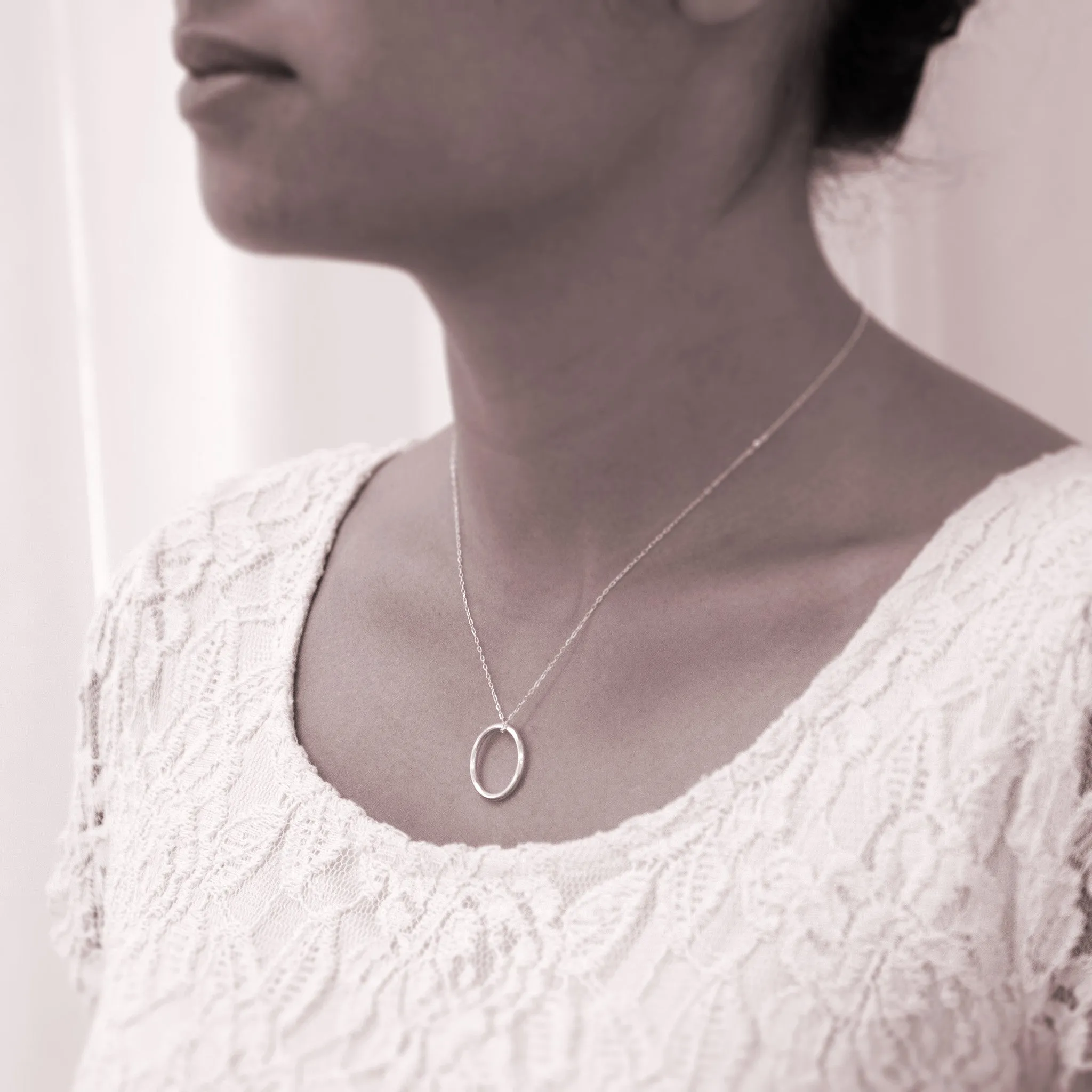 “Grandmother” Generations Sterling Silver Necklace on Personalized Jewelry Card