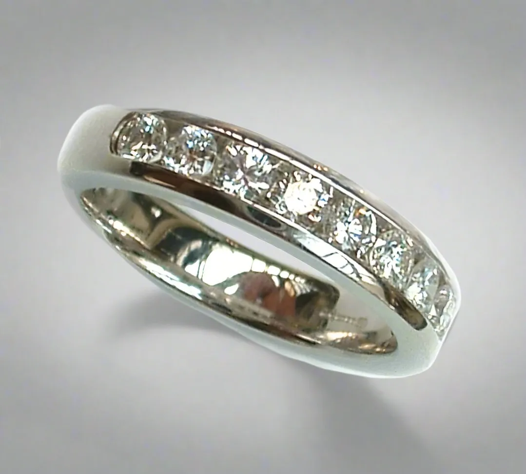Half Carat Diamond Eternity Ring