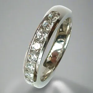 Half Carat Diamond Eternity Ring