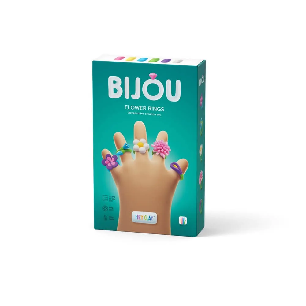 HEY CLAY BIJOU FLOWER RINGS (3 CANS)