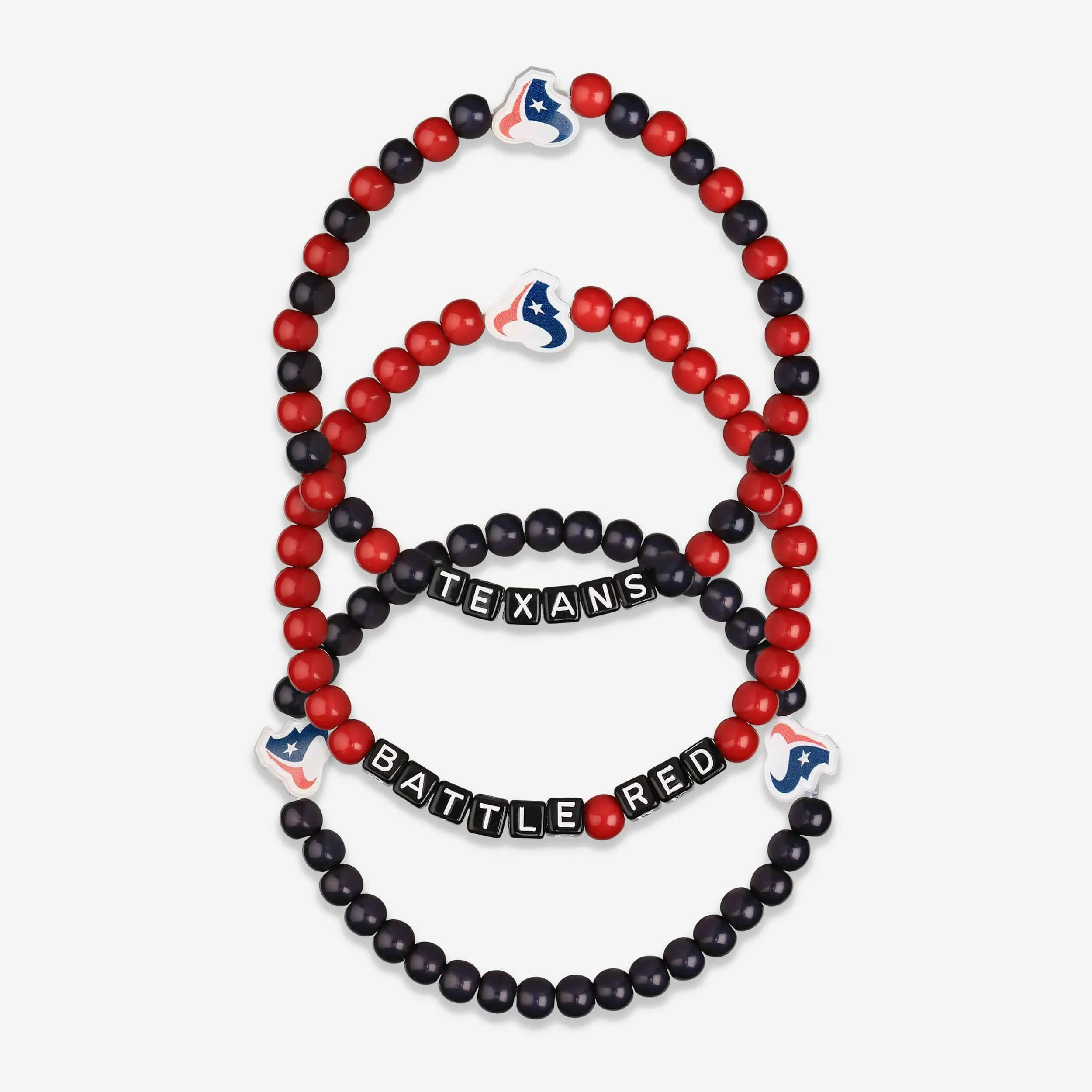 Houston Texans 3 Pack Beaded Friendship Bracelet