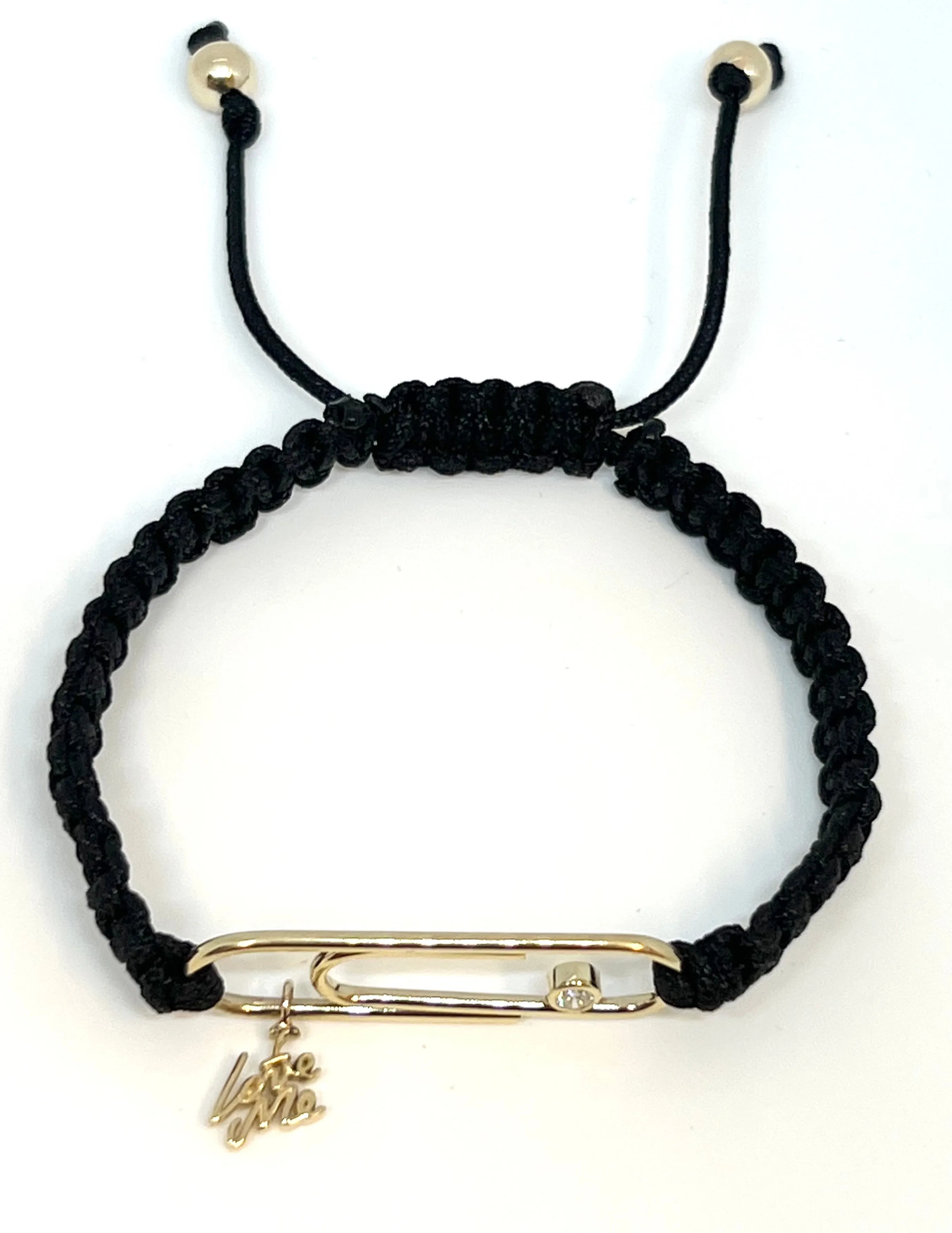 I Love Me Diamond Accent friendship bracelet