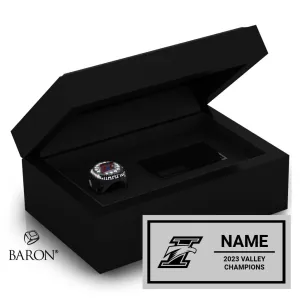 Immanuel High School Cross Country 2023 Championship Black Standard Window Ring Box