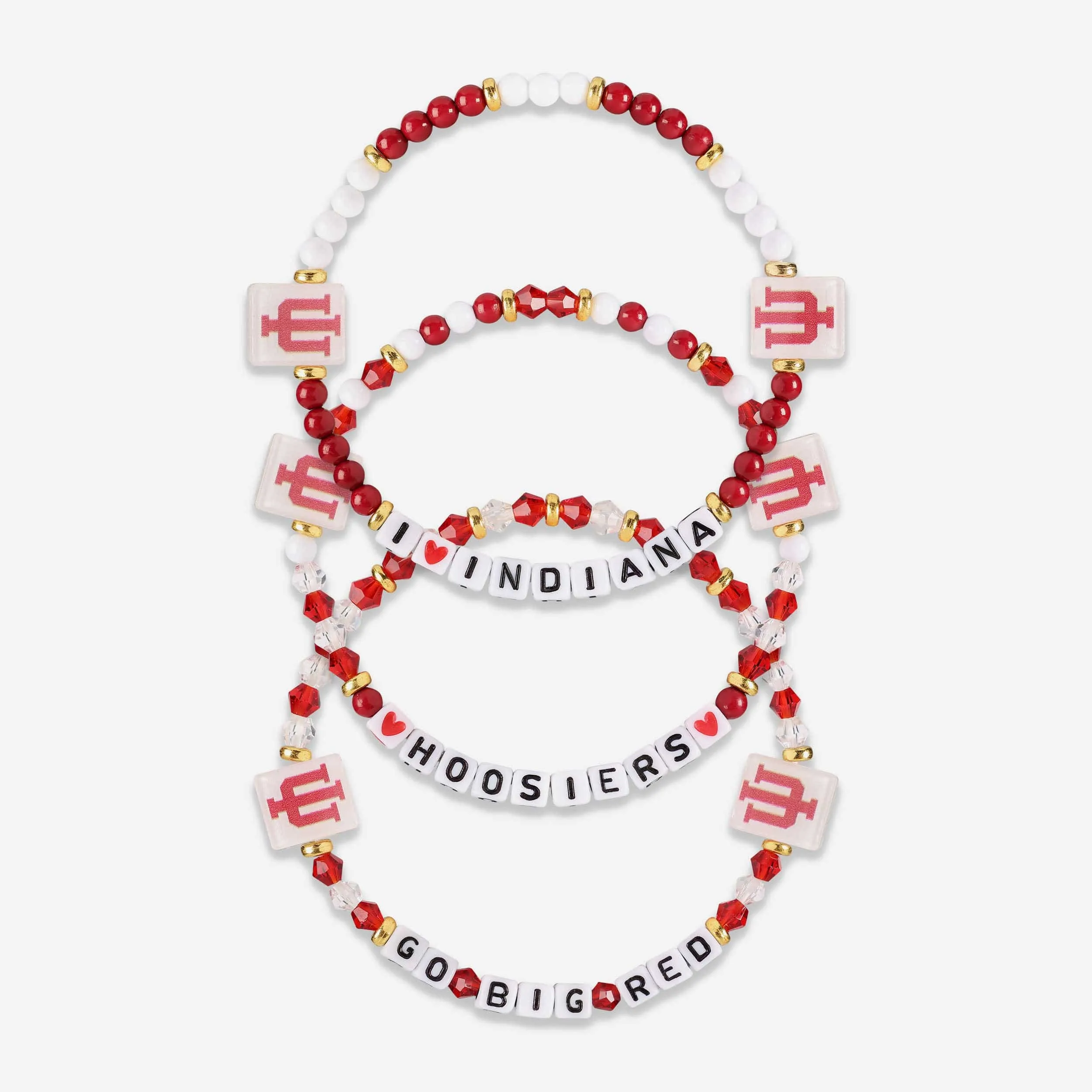 Indiana Hoosiers 3 Pack Friendship Bracelet