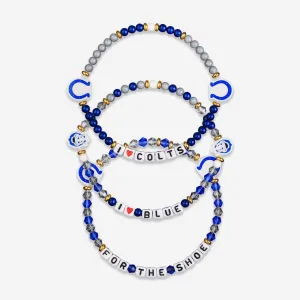 Indianapolis Colts 3 Pack Friendship Bracelet