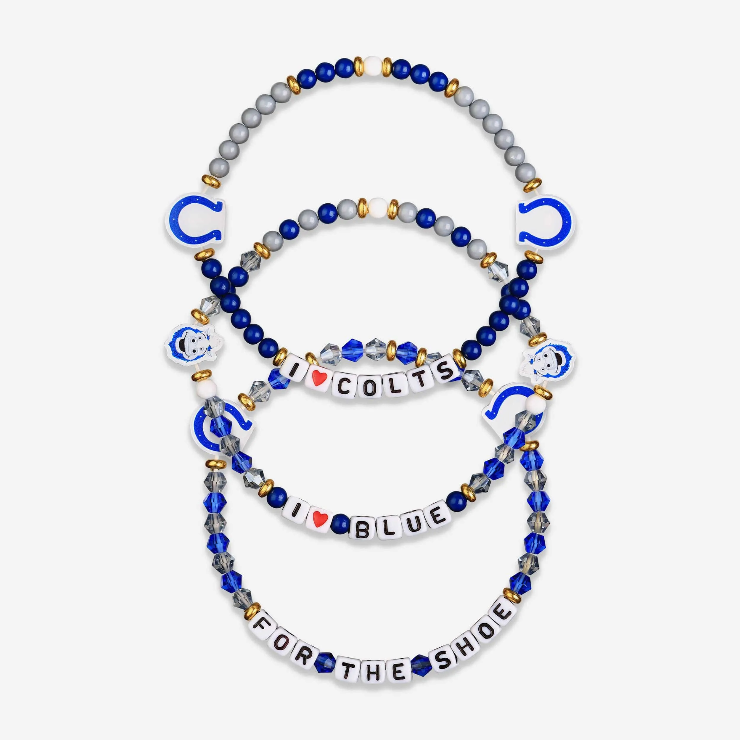 Indianapolis Colts 3 Pack Friendship Bracelet