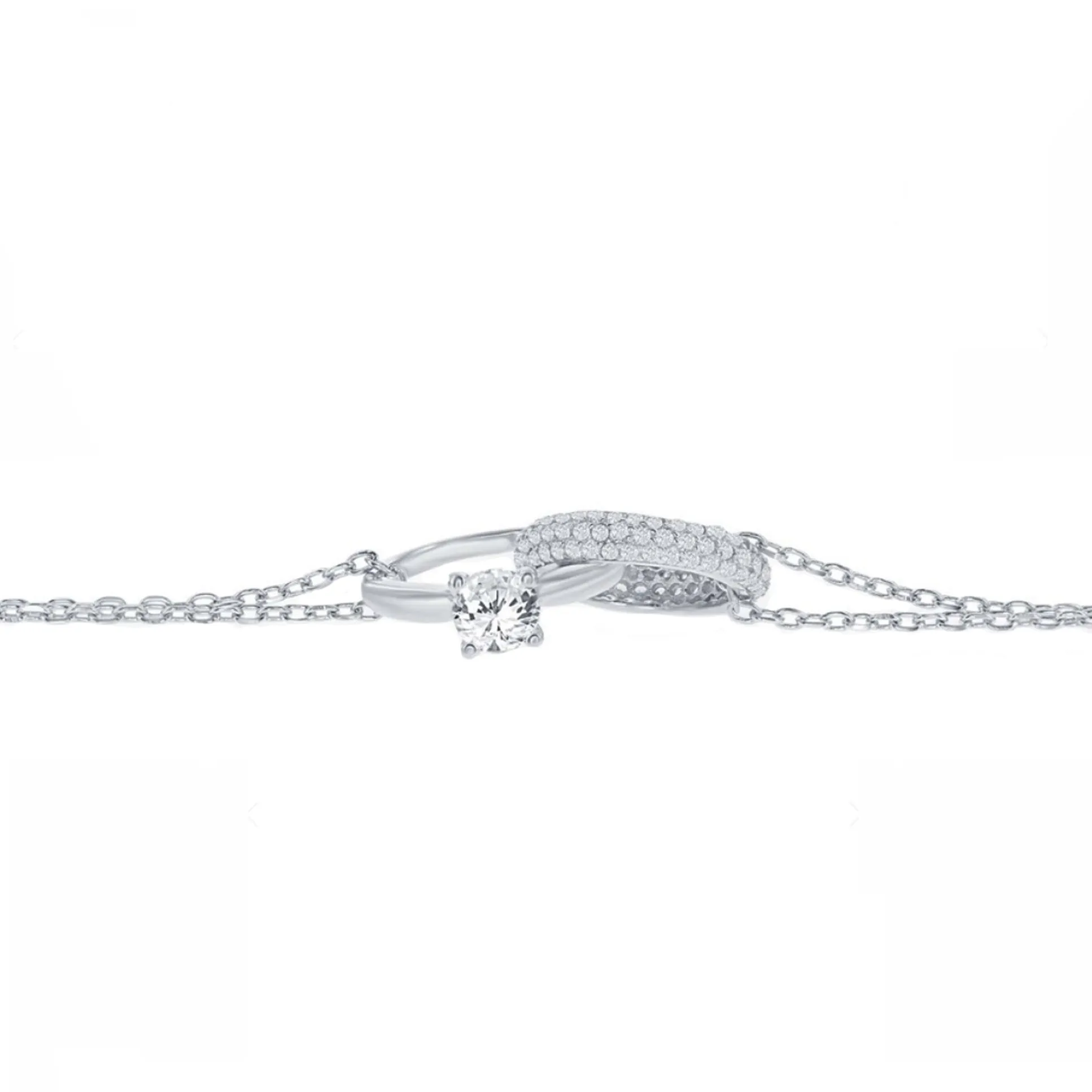 Interlocking Engagement Necklace