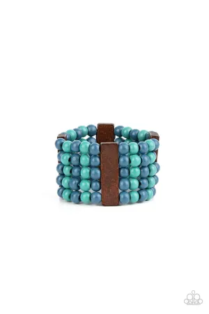 Island Soul Blue Paparazzi Bracelet