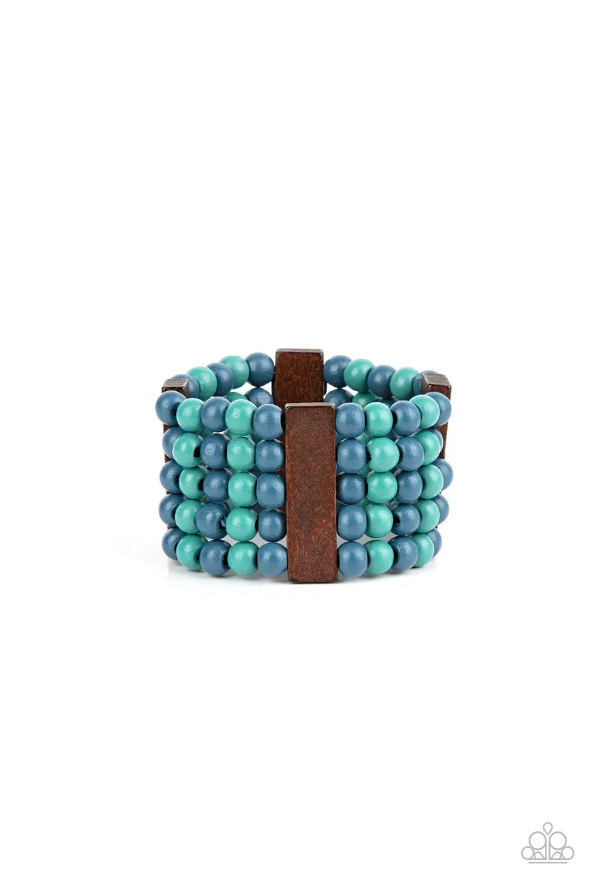 Island Soul Blue Paparazzi Bracelet