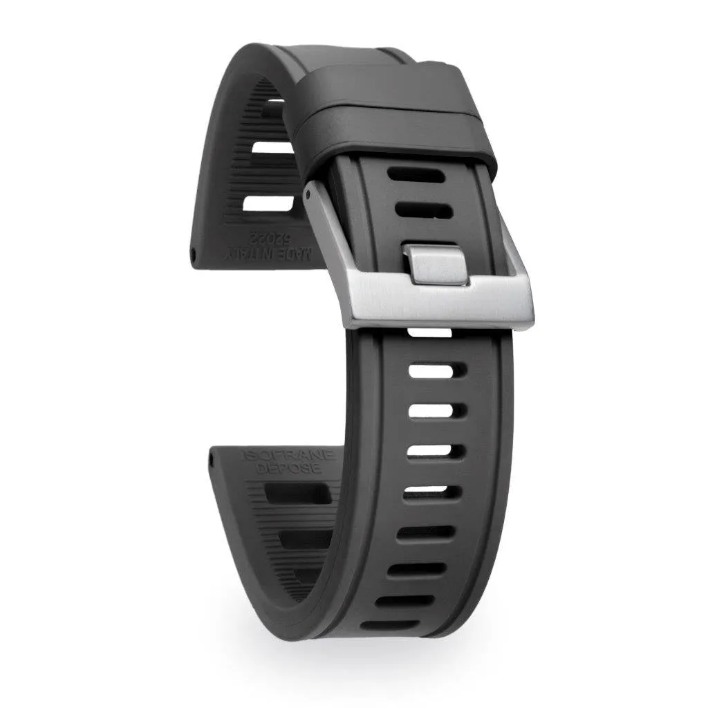 Isofrane Dive Watch Rubber Strap - Anthracite