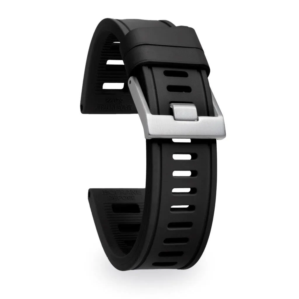 Isofrane Dive Watch Rubber Strap - Black
