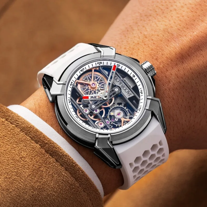 Jacob & Co. Epic X Titanium Skeleton Dial Grey - EX110.20.AA.AI.A