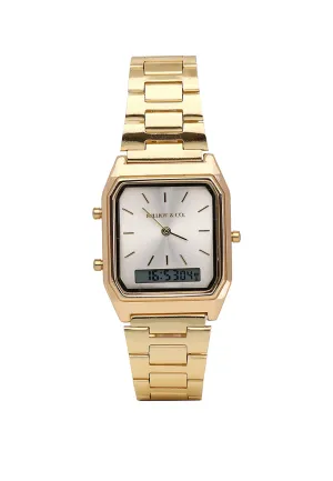 Joel Gold Stainless Steel Analog Watches (Gold)
